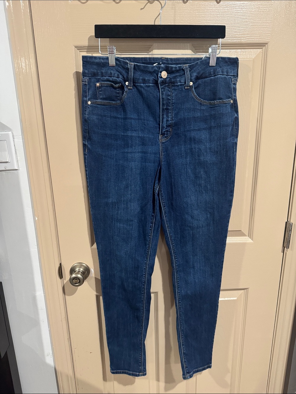7 For All Mankind Dark Indigo Skinny Jeans
